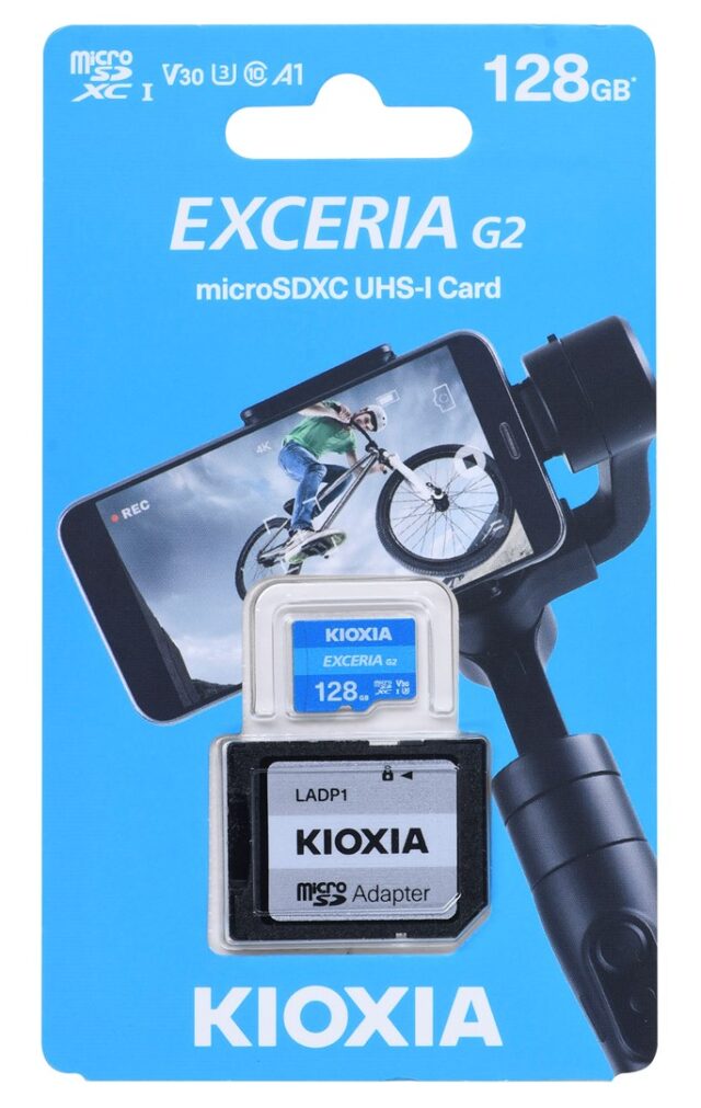 Kioxia EXCERIA G2 128 GB MicroSDHC UHS-III Class 10 - imagine 2