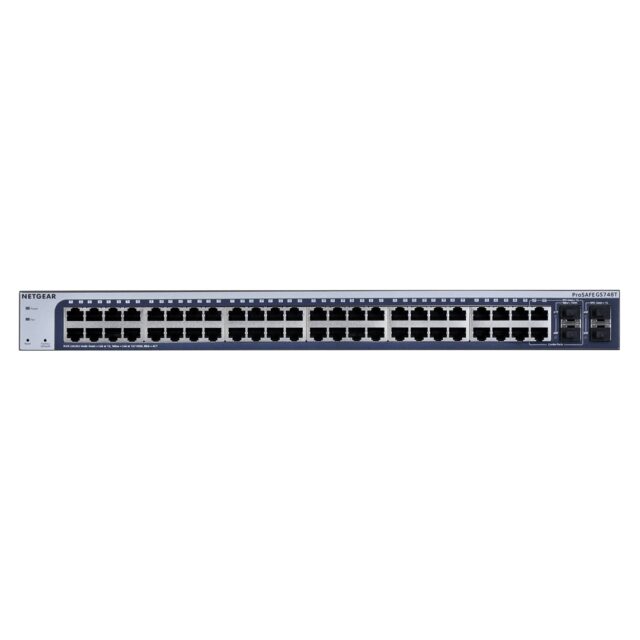 NETGEAR GS748T Managed L2+ Gigabit Ethernet (10/100/1000) Blue - imagine 2