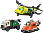 LEGO CITY 60505 Airplane  Service Truck and Hovercraft Rem - imagine 3