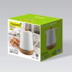 Maestro MR-076 electric kettle 1.8 L 1800 W White  Wood - imagine 4