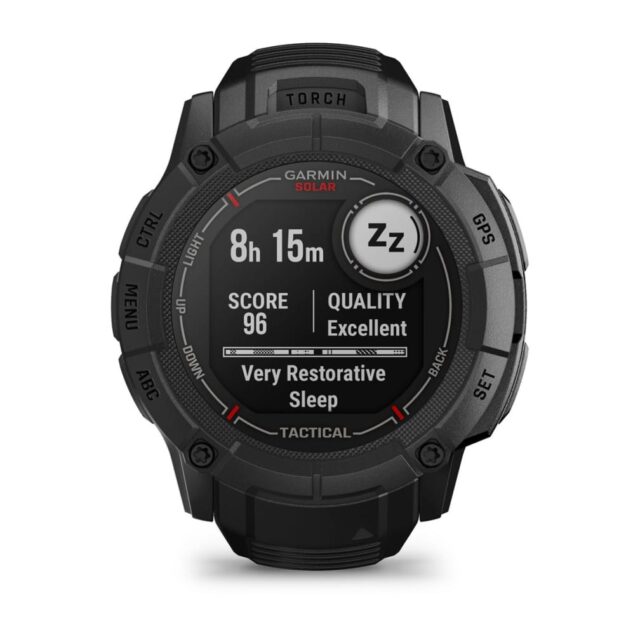 Garmin Instinct 2X Solar Tactical Edition 2.79 cm (1.1 ) MIP 50 mm Digital 176 x 176 pixels Touchscreen Black GPS (satellite) - imagine 12
