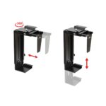 The MC-713 PC Holder Computer Under Desk Table Bracket Support Storage - imagine 6