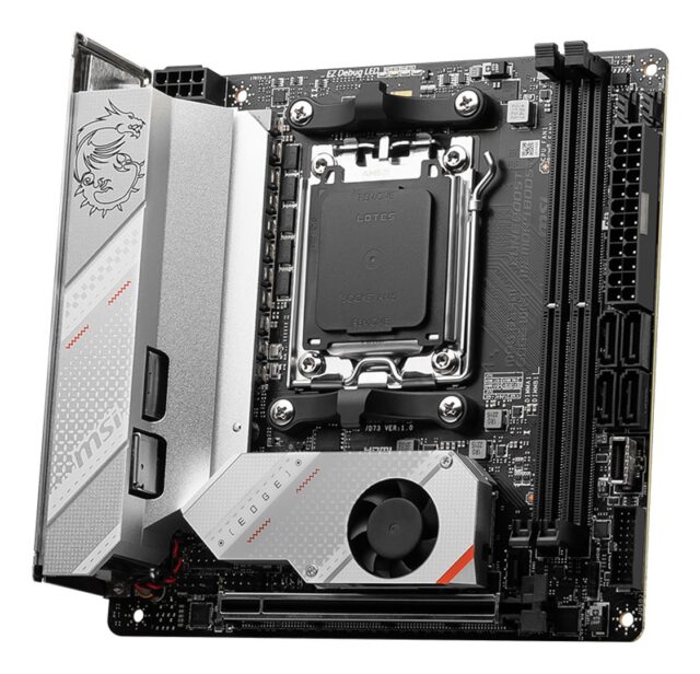 MSI MPG B650I EDGE WIFI motherboard AMD B650 Socket AM5 mini ATX - imagine 3