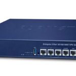 PLANET Enterprise 5-Port wired router Gigabit Ethernet Blue