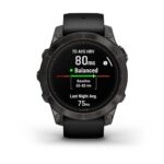 Garmin epix Pro (Gen 2) Sapphire Edition 3.3 cm (1.3 ) AMOLED 47 mm Digital 416 x 416 pixels Touchscreen Black Wi-Fi GPS (satellite) - imagine 6