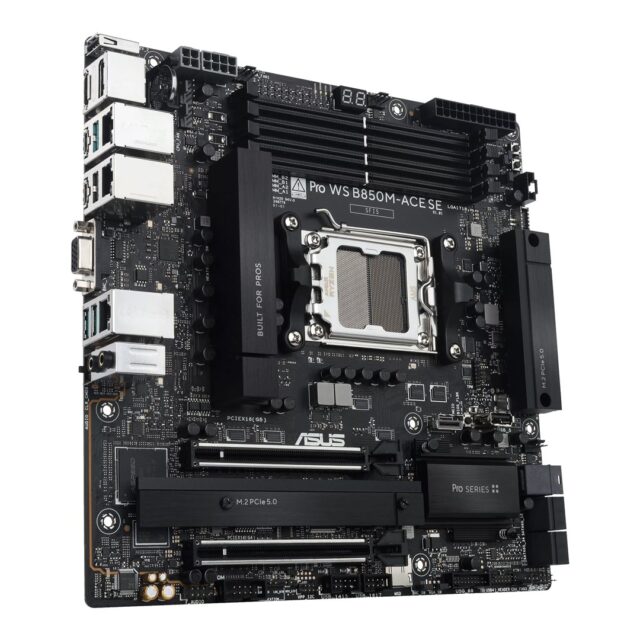 Asus PRO WS B850M-ACE SE AM5 AMD motherboard - imagine 4