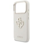 Case Guess FW Resin Logo for iPhone 17    Pro beige - imagine 6