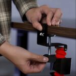 Nano RS desk cable organizer / cable grille  1345mm  black and red  RS125 - imagine 9