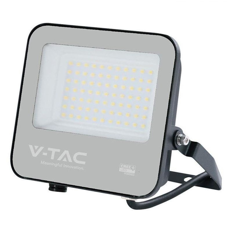 cps-b385e937c8b83f4fe631148c9ffb859d-2026-01-14-15-01-41 LED V-TAC 50W LED Floodlight CREE CHIP Black Body Grey Glass 6500K 135lm/W - imagine 1