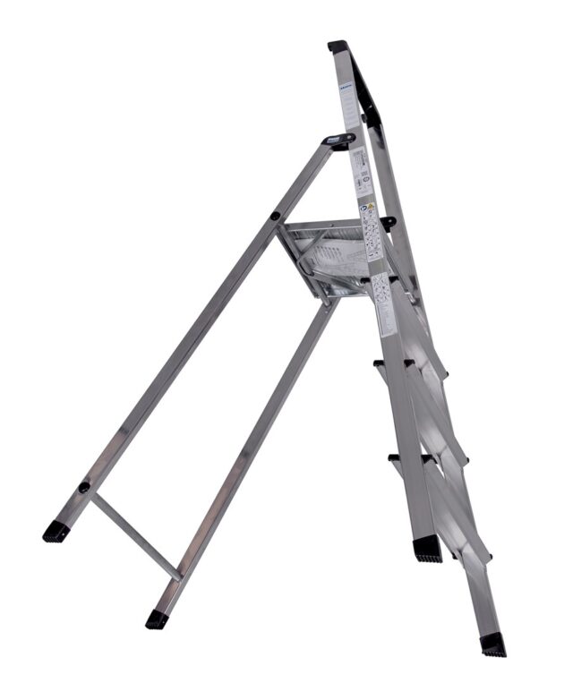 Freestanding ladder SOLIDY 4 steps KRAUSE - imagine 3