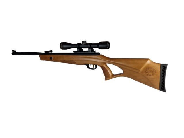 BEEMAN 10620 4.5mm air rifle 1-shot with 6x40 scope wood up to17J - imagine 3