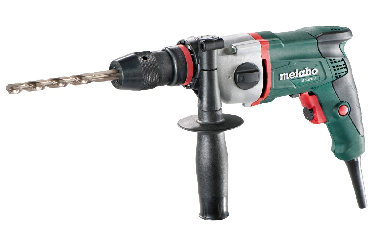 cps-b40323dfc3c0ac03565624016c497e78-2026-01-13-17-49-53 Metabo BE 600/13-2 2500 RPM Keyless 1.9 kg Black Green Grey Red - imagine 1