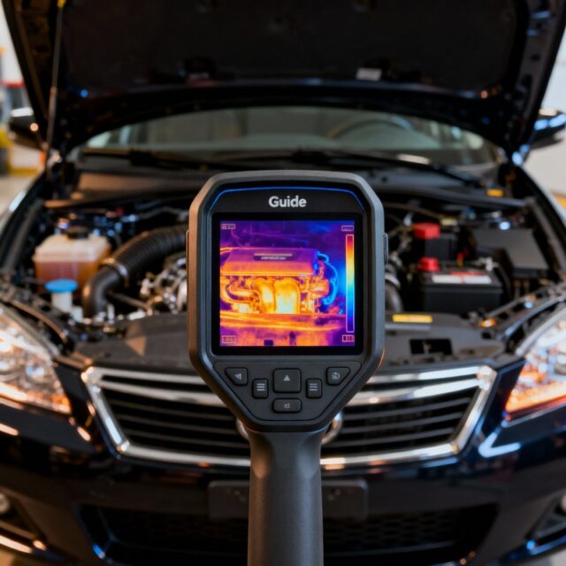 Guide Sensmart E3 thermal imaging camera Graphite 256 x 192 pixels Built-in display LCD 640 x 480 pixels - imagine 7