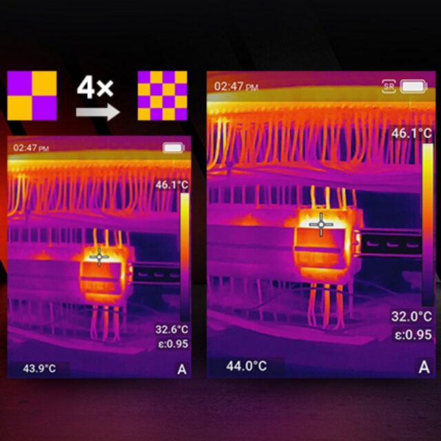 Guide Sensmart E3 thermal imaging camera Graphite 256 x 192 pixels Built-in display LCD 640 x 480 pixels - imagine 5