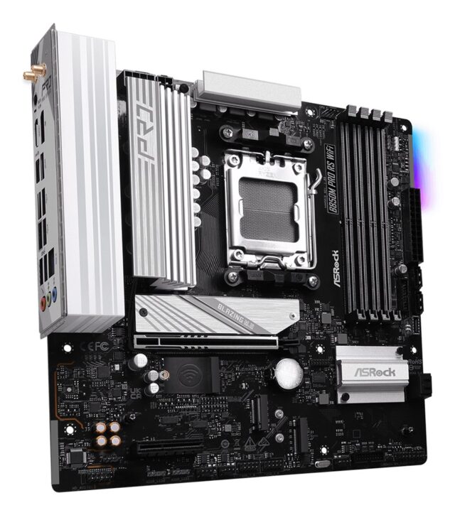 Asrock B850M Pro RS WiFi AMD B850 Socket AM5 micro ATX - imagine 4