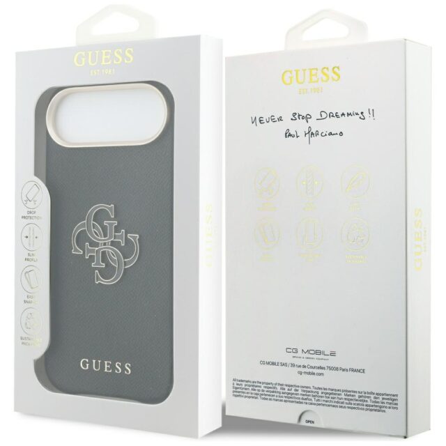 Etui Guess FW Resin Logo do iPhone Air    czarny - imagine 8