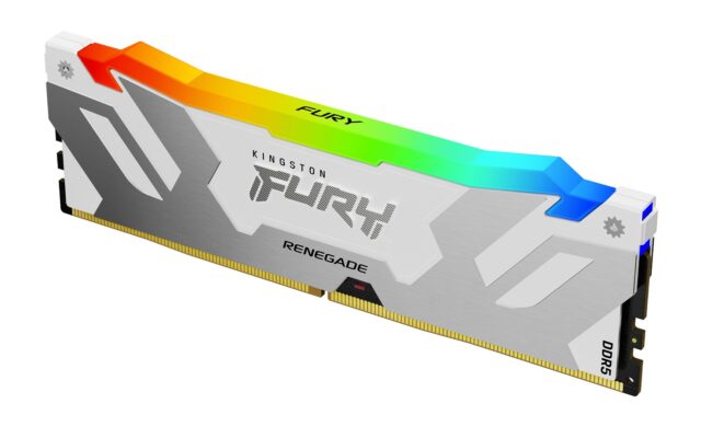 Kingston Technology FURY 32GB 6000MT/s DDR5 CL32 DIMM (Kit of 2) Renegade RGB White XMP - imagine 2