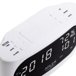Alarm clock ADLER AD 1186 white - imagine 5