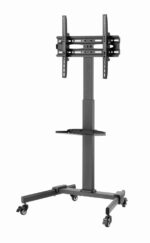 Gembird TVS-55T-01 TV floor stand with caster wheels (tilt)  32  - 55   black - imagine 2