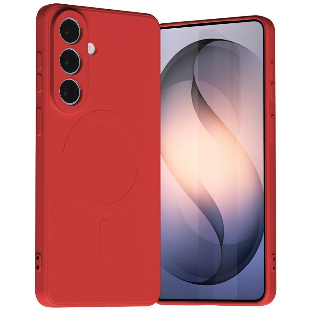 cps-b594dd9c5af2d44df4fb406e5b379b6e-2026-01-28-05-20-18 Case Mercury Semi-Silicone MagSafe for Samsung Galaxy S26+ red - imagine 1
