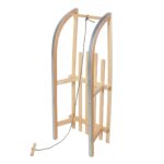 GreenBlue wooden sled  classic  with cord  up to 100 kg  GB153