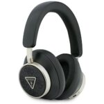 Headphones Guess 4G Triangle Logo Bluetooth ENC black