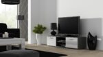 Cama TV stand SOHO 140 grey/white gloss