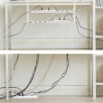 Maclean under-desk cable organizer  max. load 5kg  max. 728mm  2 levels  white  MC-102 W - imagine 5