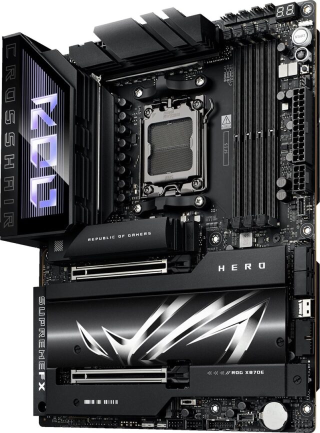 ASUS ROG CROSSHAIR X870E HERO AMD X870E Socket AM5 ATX - imagine 5