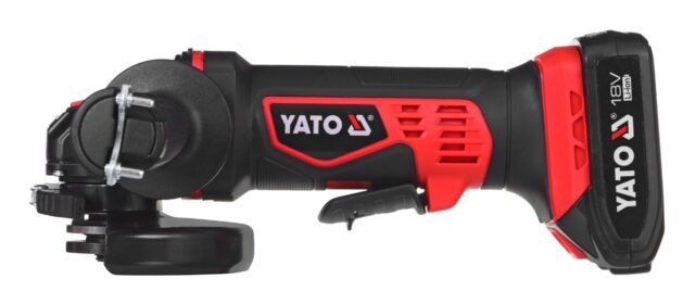 Yato YT-82826 angle grinder 125 mm 18 V Black  Red - imagine 2