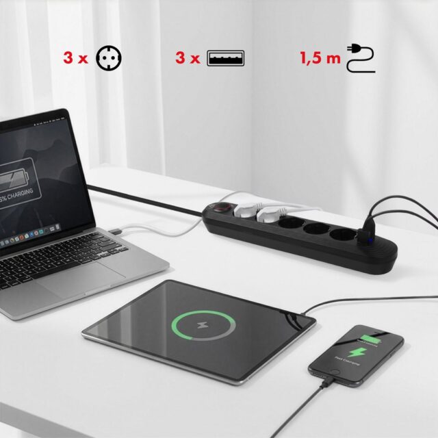 MACLEAN POWER STRIP  5 SOCKET EXTENSION MCE395 B - imagine 11