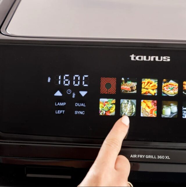 Fat-free deep fryer with long basket and grill Taurus 973004000 - imagine 6