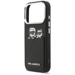 Case Karl Lagerfeld Karl & Choupette     Print & Pocket for iPhone 17 Pro black - imagine 6