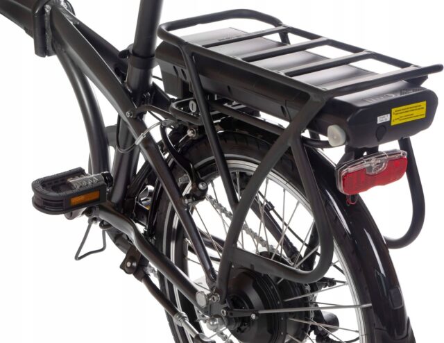 Snapp City-E Graphite folding electric bicycle - imagine 8