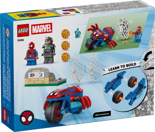 LEGO MARVEL 11206 Spidey on his Motorcycle vs. Rhino - imagine 2