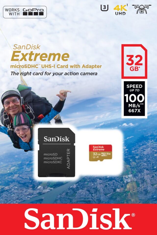 SanDisk Extreme 32 GB MicroSDHC UHS-I Class 10 - imagine 3