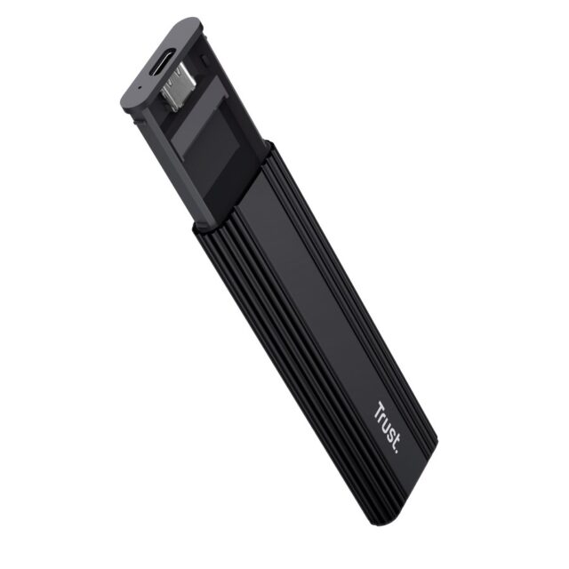 Trust 25806 storage drive enclosure SSD enclosure Black - imagine 3