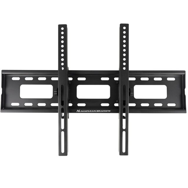 Maclean TV MC-421 Wall Mount Bracket 32 -90  VESA 600x400 80kg Tilting Universal Adjustable Spirit Level Accessories Flat Slim - imagine 6