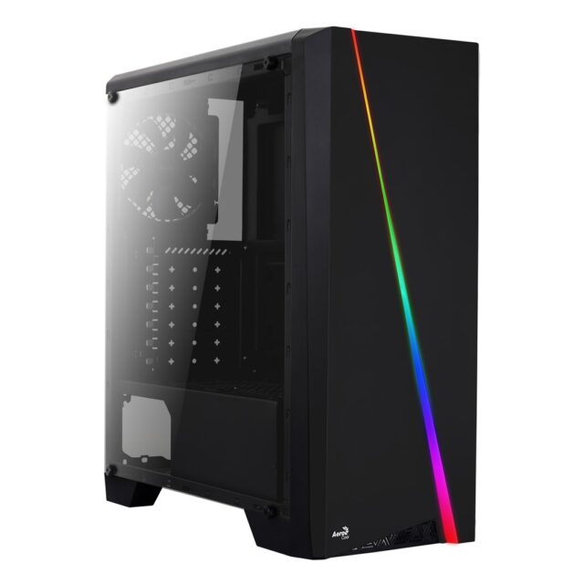 Aerocool Computer Case Cylon Midi Tower Black - imagine 6