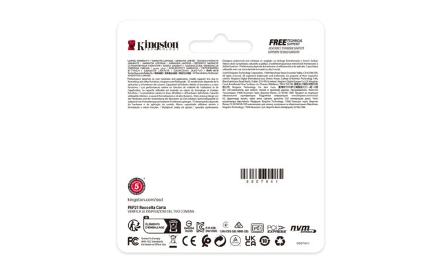 Kingston Technology 500G NV3 M.2 2230 NVMe SSD - imagine 2