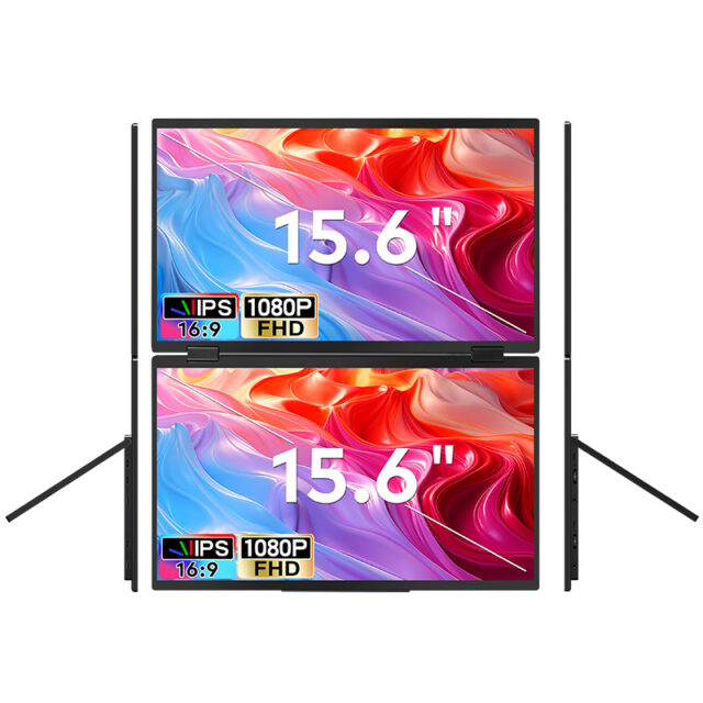 EXTRALINK SMART LIFE ULTRALEKKIE 15.6" 2-SCREEN MONITOR FOR LAPTOPS T01 - imagine 3