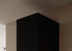 Wardrobe PAFOS 1D BASE 45x55 5x45 Black matt - imagine 4