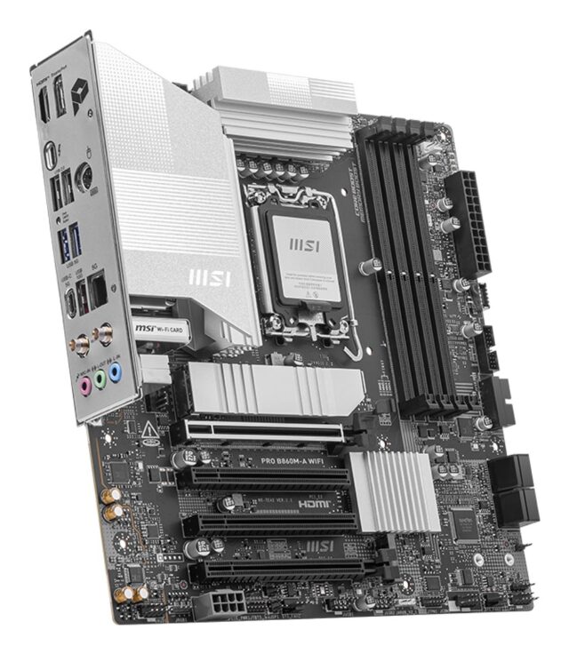 MSI PRO B860M-A WIFI motherboard Intel B860 LGA 1851 (Socket V1) micro ATX - imagine 3
