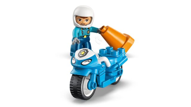 LEGO DUPLO TOWN 10471 Niebieski motocykl policyjny - imagine 5