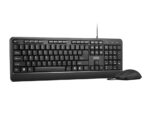 Lenovo 160 keyboard Mouse included Home/Office USB US English Black - imagine 2