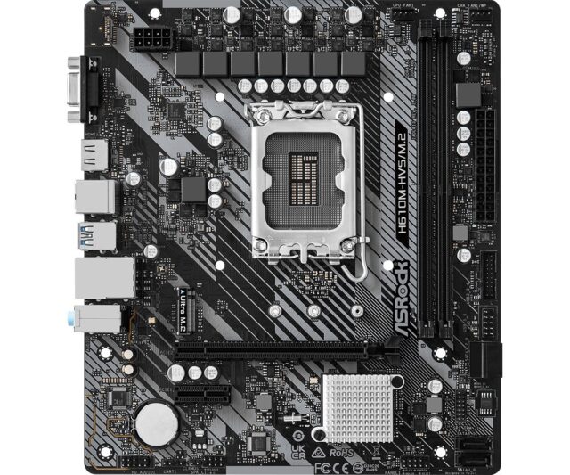 Asrock H610M-HVS/M.2 R2.0 Intel H610 LGA 1700 micro ATX - imagine 3