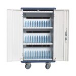 Techly I-CABINET-30DUTY portable device management cart/cabinet White  Blue