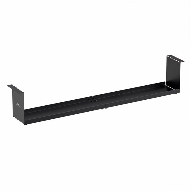 Maclean compact under-desk cable organizer  max load 5kg  black  MC-107 B - imagine 4