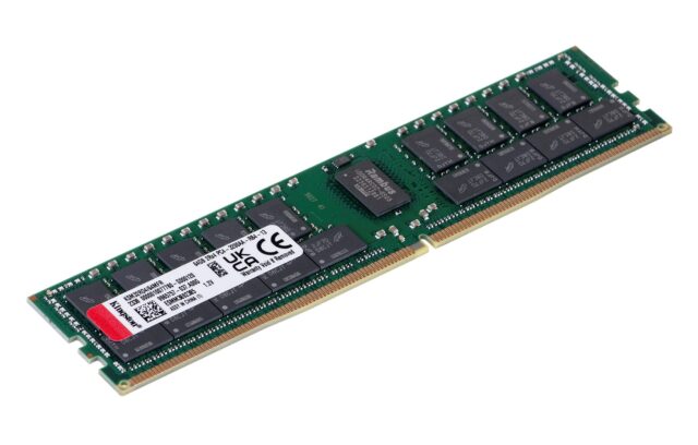 Kingston RDIMM 64GB DDR4 2Rx4 Micron F Rambus 3200MHz PC4-25600 KSM32RD4/64MFR - imagine 3