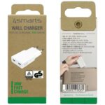 Ładowarka sieciowa 4smarts FlatPlug Slim  Dual 30W GaN 2xUSB-C biały - imagine 8